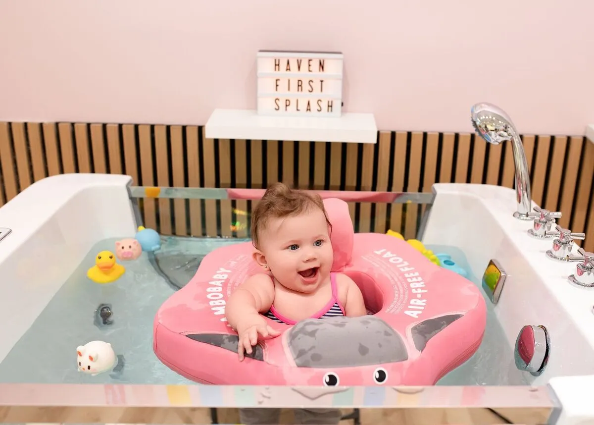 Baby Float at Dolphin Dive in London, Ontario